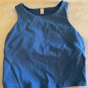Lululemon invigorate training tank top size 4 color blue